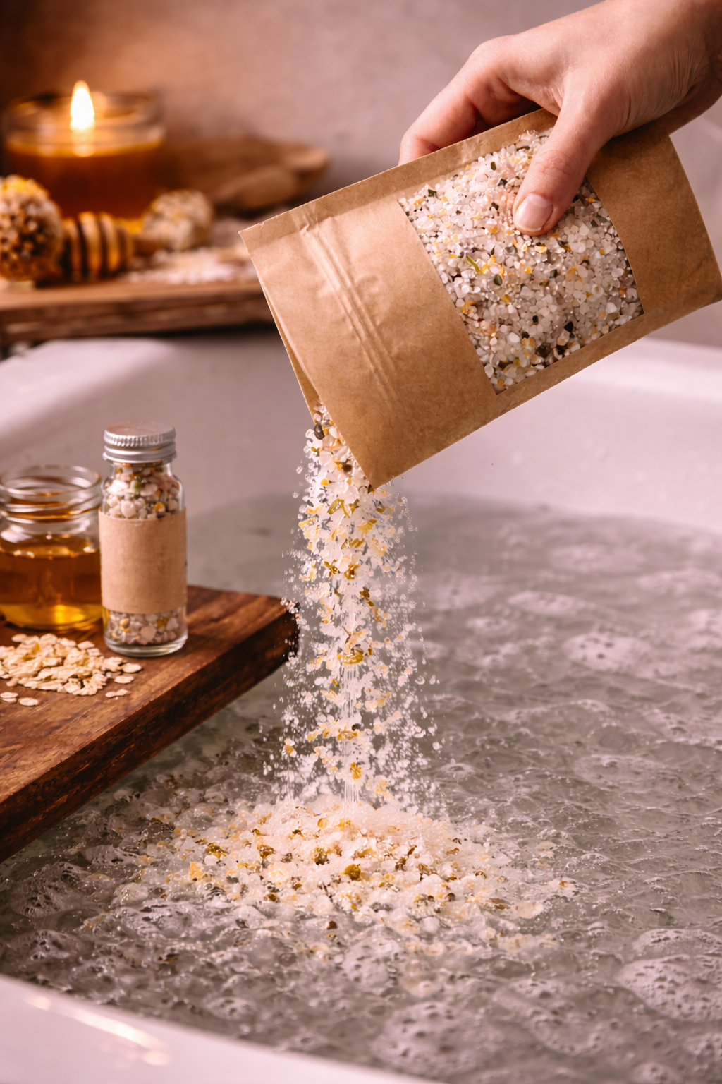 Oatmeal Honey Bath Soak | Soothe + Sensitive Skin
