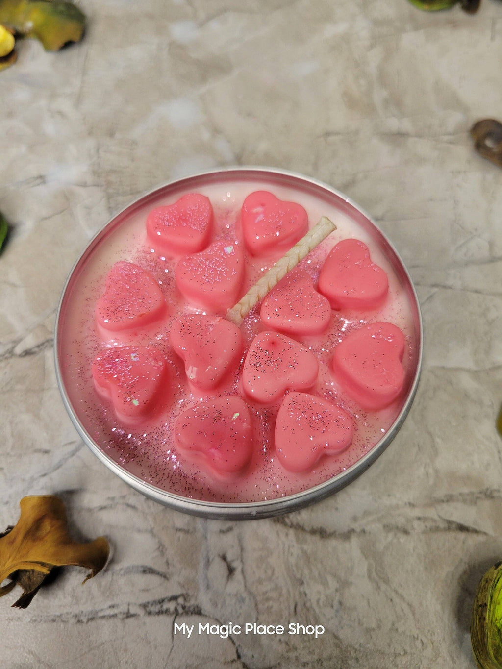 Roses Soy Candle Gift / Hand Poured Soy Candle