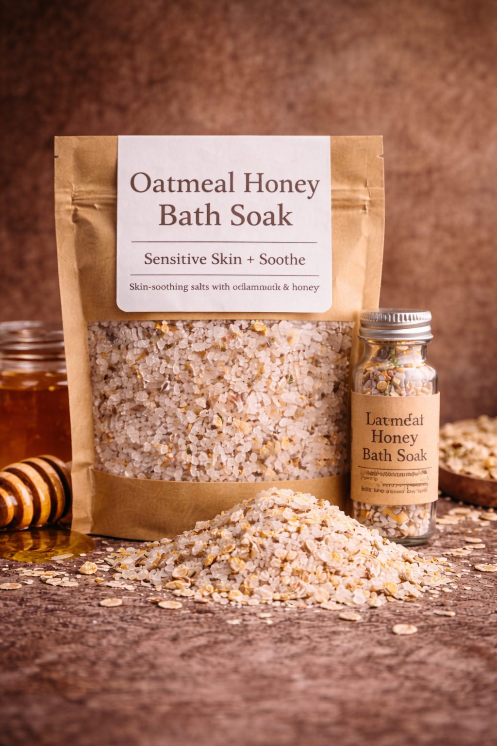 Oatmeal Honey Bath Soak | Soothe + Sensitive Skin