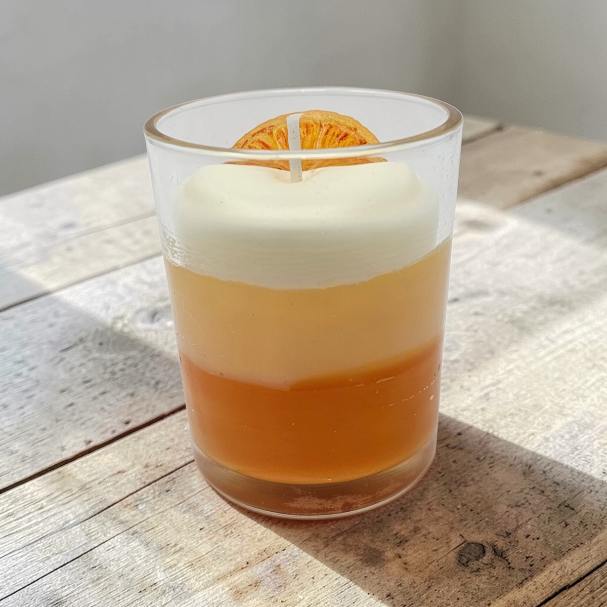 Shot Glass Candles - Orange Dream Pop 2.5 oz
